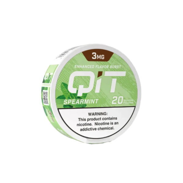 QIT  NICOTINE 3MG POUCHES - SPEARMINT