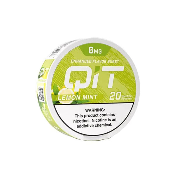 QIT  NICOTINE 6MG POUCHES - LEMON MINT
