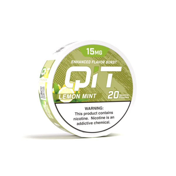 QIT  NICOTINE 15MG POUCHES - LEMON MINT