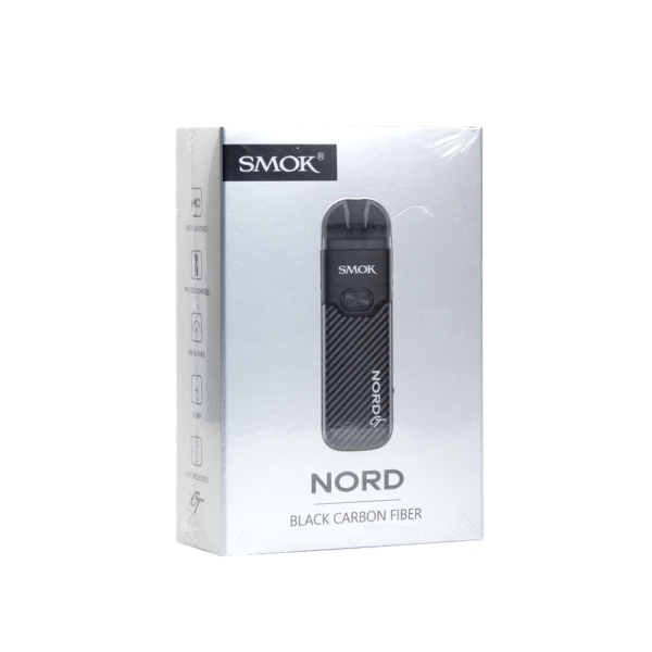 SMOK NORD GT 2500mAh STARTER KIT W/ 5ML REFILLABLE POD - BLACK CARBON FIBER