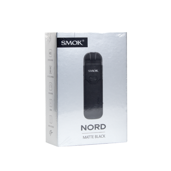 SMOK NORD GT 2500mAh STARTER KIT W/ 5ML REFILLABLE POD - LEATHER/ MATTE BLACK