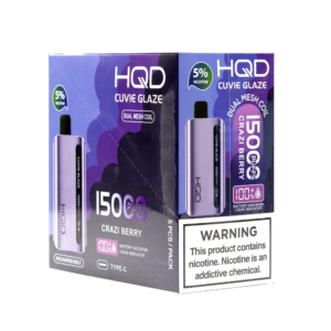 HQD CUVIE GLAZE 15000PUFFS 5% NIC DISPOSABLE – CRAZI BERRY