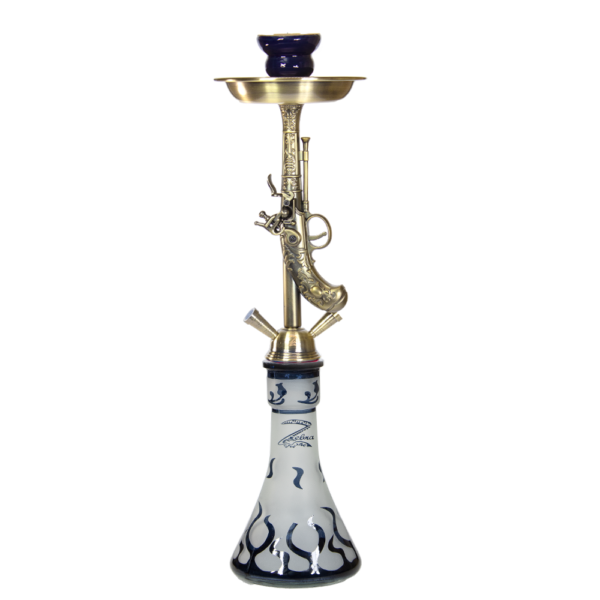 ZEBRA WILDWEST 2 HOSES 29" HOOKAH - BLACK