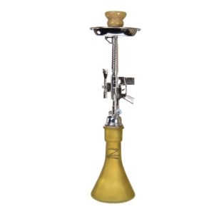 ZEBRA SNIPER 2 HOSES 29″ HOOKAH – GOLD