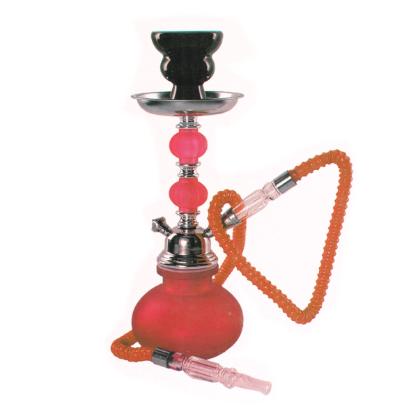 ZEBRA X1 NEON 2-HOSES HOOKAH - RED