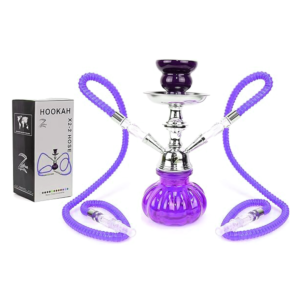 ZEBRA X2 2HOSES PUMPKIN HOOKAH – PURPLE