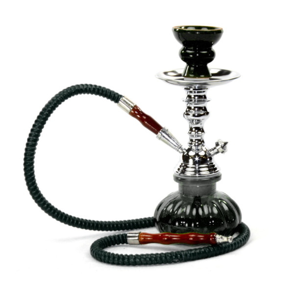 ZEBRA X2 1HOSE PUMPKIN HOOKAH - BLACK