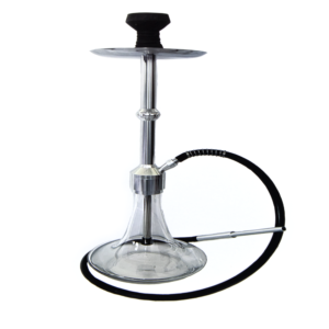 AL MALAKI KING ALEXANDER HOOKAH W/ LEATHER CASE – BLACK