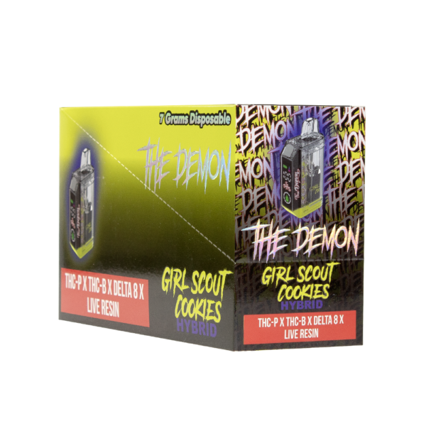 THE DEMON THC-PX /THCB/D8 7G DISPOSABLE HYBRID - GIRL SCOUT COOKIES