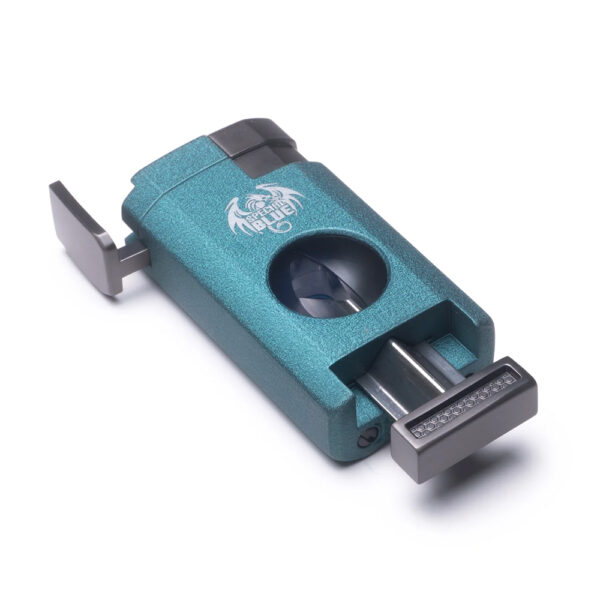 SPECIAL BLUE CATALYST PRO CIGAR  LIGHTER with CUTTER  - JADE GREEN - Image 2