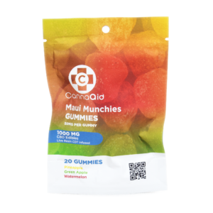 CANNAAID CBD 1000MG GUMMIES – MAUI MUNCHIES