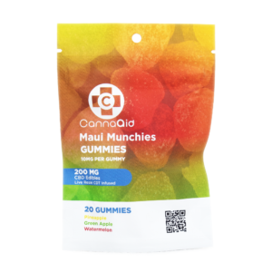 CANNAAID CBD 200MG GUMMIES – MAUI MUNCHIES