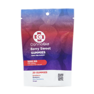 CANNAAID CBD 1000MG GUMMIES – BERRY SWEET