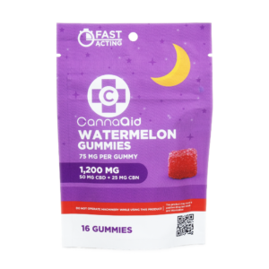 CANNAAID CBD/CBN 1200MG GUMMIES – WATERMELON