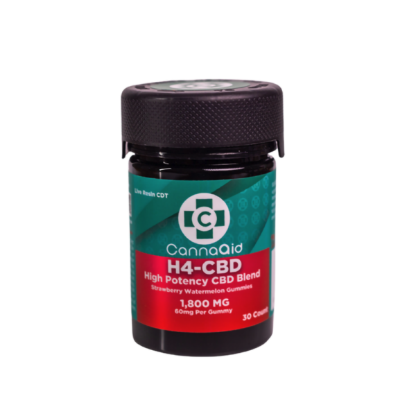 CANNAAID H4-CBD 1800MG GUMMIES - STRAW WATERMELON