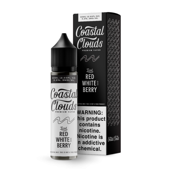 COASTAL CLOUDS 60ML JUICE 3MG  -  ICED RED WHITE BERRY