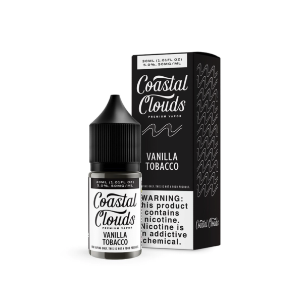 COASTAL CLOUDS 30ML SALT NIC JUICE 35MG - VANILLA TOBACCO