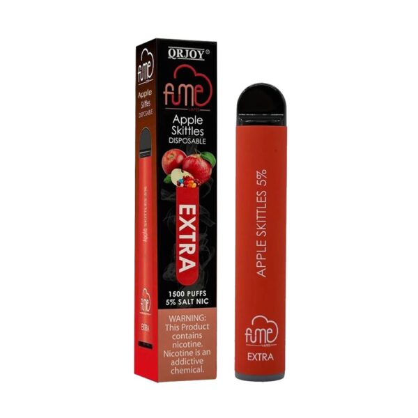 FUME EXTRA 5% SALT NIC DISPOSABLE - APPLE SKITTLES