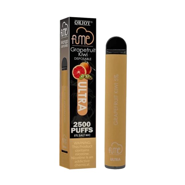 FUME ULTRA 5% SALT NIC DISPOSABLE - GRAPEFRUIT KIWI