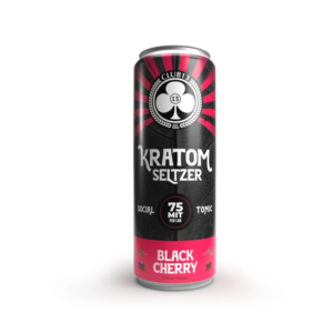 CLUB 13 12OZ KRATOM SELTZER – BLACK CHERRY