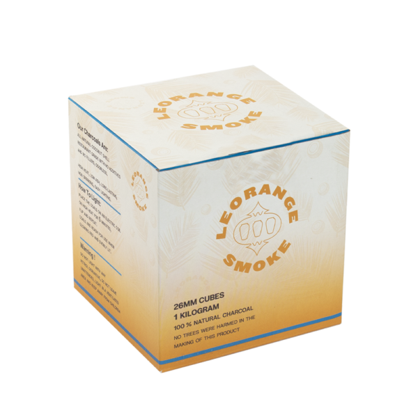 LE ORANGE 2.6CM XL CUBE COCONUT 64PCS CHARCOAL