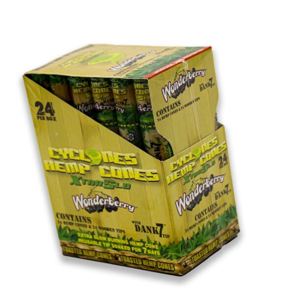 CYCLONES HEMP CONES XTRA SLOW WONDERBERRY - Image 2