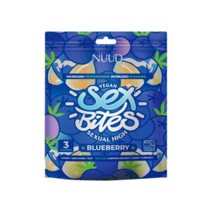 NUUD BITES MALE SEXUAL GUMMIES – BLUEBERRY