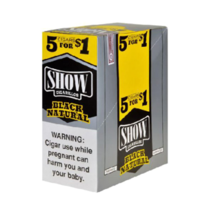 SHOW  5PK 5/$1- BLACK NATURAL