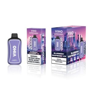 VIHO SUPERCHARGE 5% NIC 20000PUFFS DISPOSABLE – BLUEBERRY RASP ICE