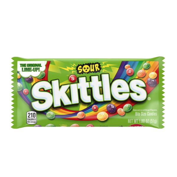 SKITTLES 40G HARD CANDY - STRONG SOUR