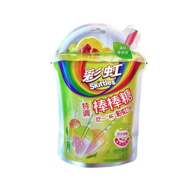 SKITTLES 54G LOLLIPOP - FRUIT TEA