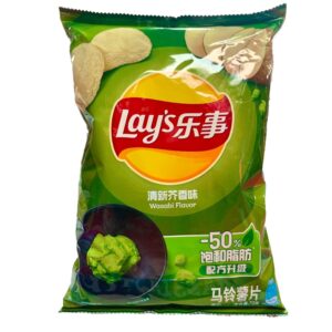LAY’S 70G POTATO CHIPS – WASABI  FRESH MUSTARD