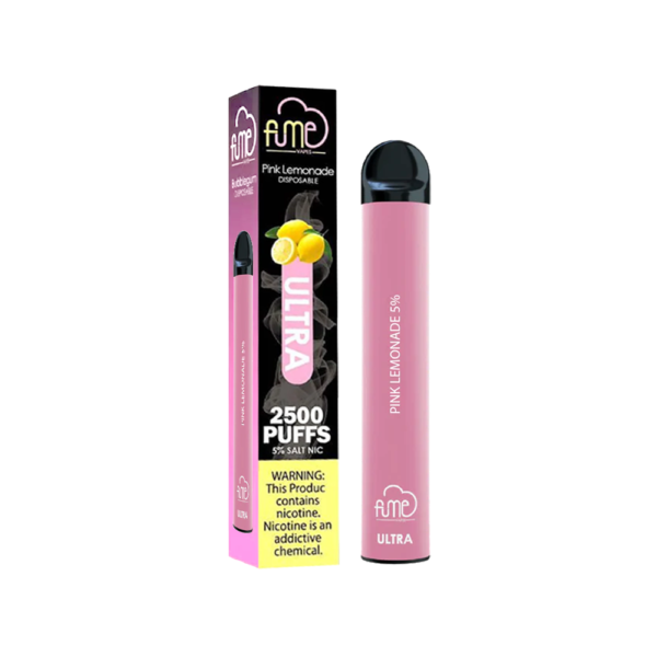 FUME ULTRA 5% SALT NIC DISPOSABLE - PINK LEMONADE