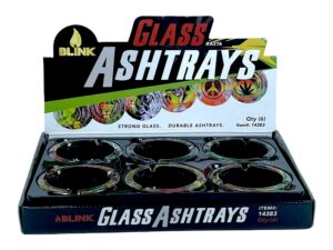BLINK RASTA 2 EDITION GLASS ASHTRAY