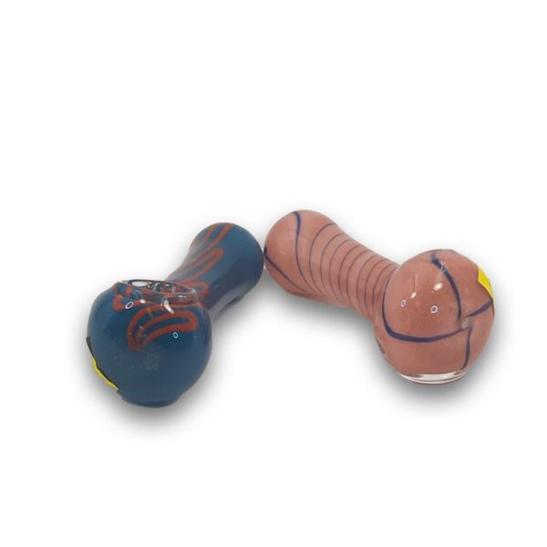 ASSORTED 4" STRIPED HEAD COLORS PIPE