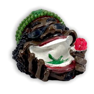 FIGURE RASTA BIG SMOKING HEAD ASHTRAY