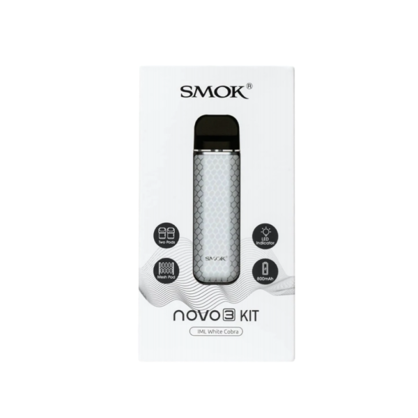 SMOK NOVO 3 KIT - IML WHITE COBRA