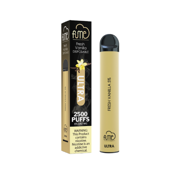FUME ULTRA 5% SALT NIC DISPOSABLE - FRESH VANILLA