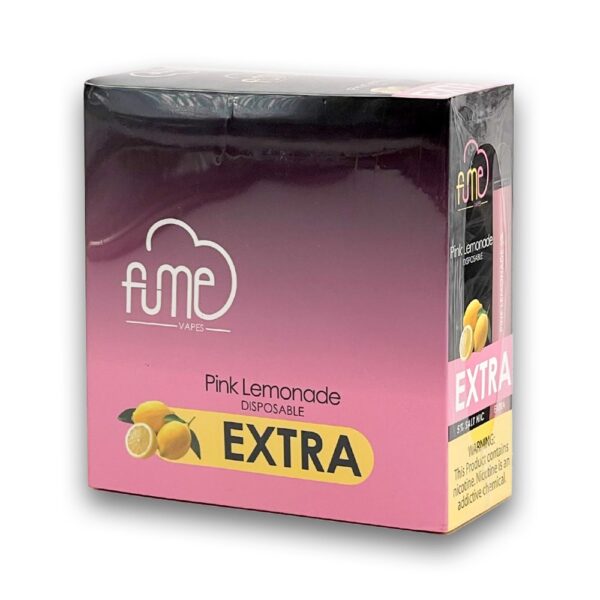 FUME EXTRA 5% SALT NIC DISPOSABLE - PINK LEMONADE - Image 2