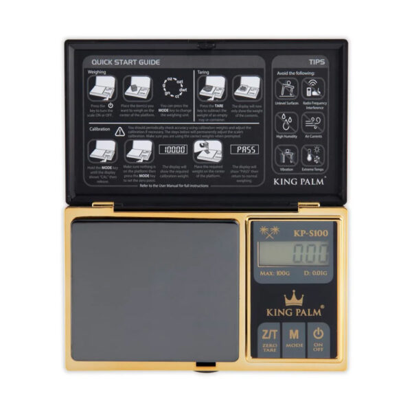 SCALE KING PALM MINI S100 .01G - BLACK & GOLD