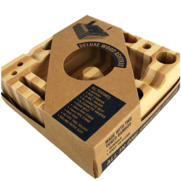 SMOKE ZILLA WOOD ASHTRAY