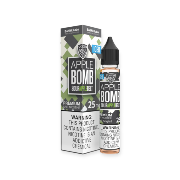 VGOD SALT NIC 30ML ICED APPLE BOMB 25MG