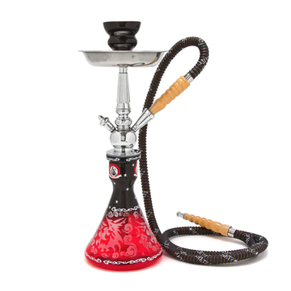 STARBUZZ UNICUS 2 TONE HOOKAH - BLACK/RED