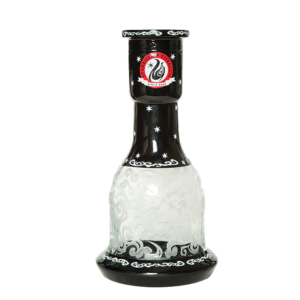 STARBUZZ PREMIUM GLASS VASE – BLACK