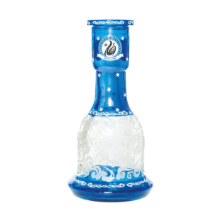 STARBUZZ PREMIUM GLASS VASE – BLUE