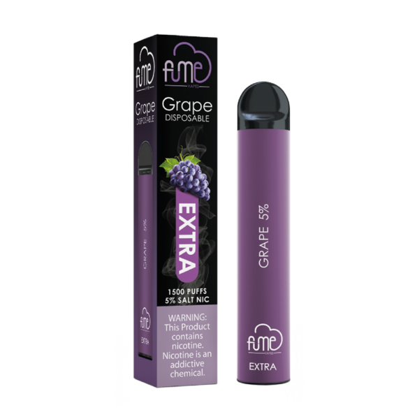 FUME EXTRA 5% SALT NIC DISPOSABLE - GRAPE