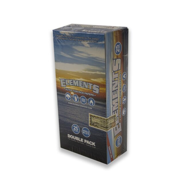 ELEMENTS ULTRA THIN SINGLE WIDE DOUBLE PACK - Image 2