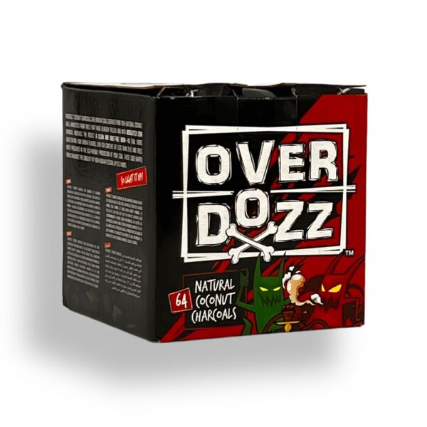 OVERDOZZ 1KG 64 PCS COCONUT CHARCOAL