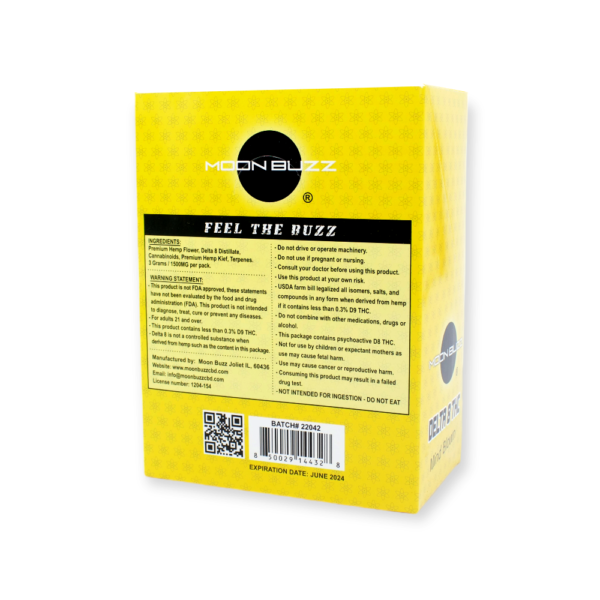 MOON BUZZ 1500MG DELTA 8 PRE-ROLL - MIND BLOWN - Image 3