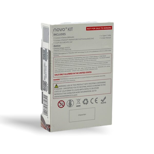 SMOK NOVO 4 KIT - SILVER CARBON FIBER - Image 2